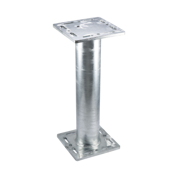 MPT-szerelőtalp alaplappal MPT 240x240 + 240x240, D 114,3